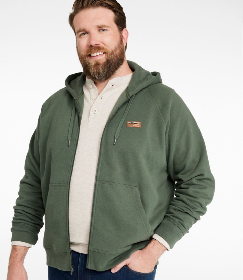 L.L.Bean Outlet | Men's Katahdin Iron Works® Full-Zip Sweatshirt, Hooded