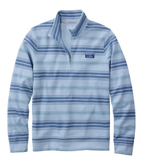 L.L.Bean For Sale | Men's Comfort Stretch Performance® Piqué, Quarter-Zip Pullover, Stripe