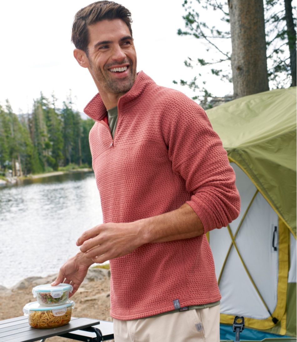 L.L.Bean US | Men's Ridgeknit Pullover, Quarter-Zip