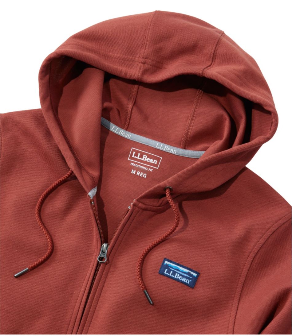 L.L.Bean Discount | Men's Comfort Stretch Performance® Piqué, Full-Zip Hoodie