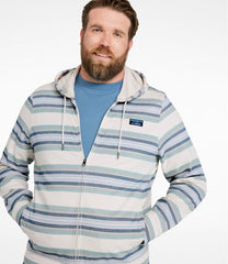 L.L.Bean Outlet | Men's Comfort Stretch Performance® Piqué, Full-Zip Hoodie, Stripe
