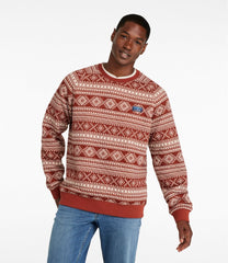 L.L.Bean New | Men's Bean's Quilted Sweatshirt, Crewneck, Print