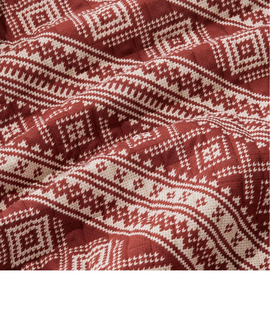L.L.Bean New | Men's Bean's Quilted Sweatshirt, Crewneck, Print