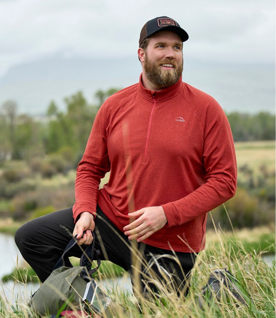 L.L.Bean For Sale | Men's Adventure Grid Fleece, Quarter-Zip