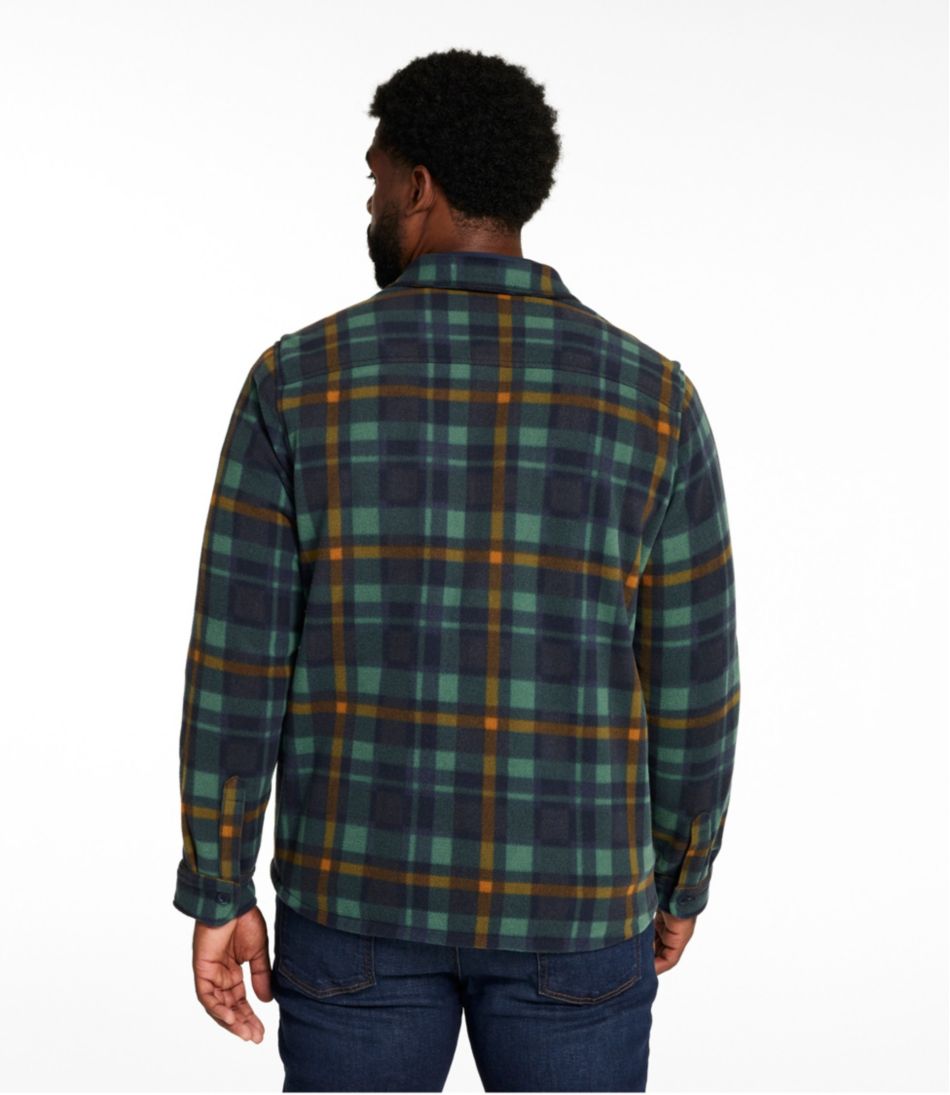 L.L.Bean Online | Men's Bean's Mariner Fleece Shirt, Print