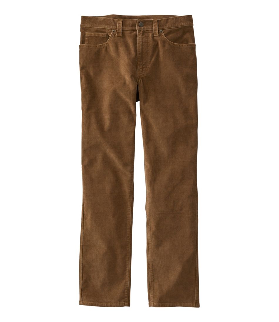 L.L.Bean New | Men's BeanFlex® Corduroy Pants, Five-Pocket, Standard Fit, Straight Leg