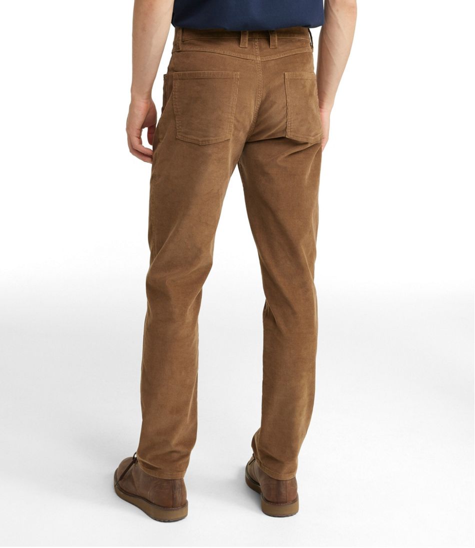 L.L.Bean New | Men's BeanFlex® Corduroy Pants, Five-Pocket, Standard Fit, Straight Leg