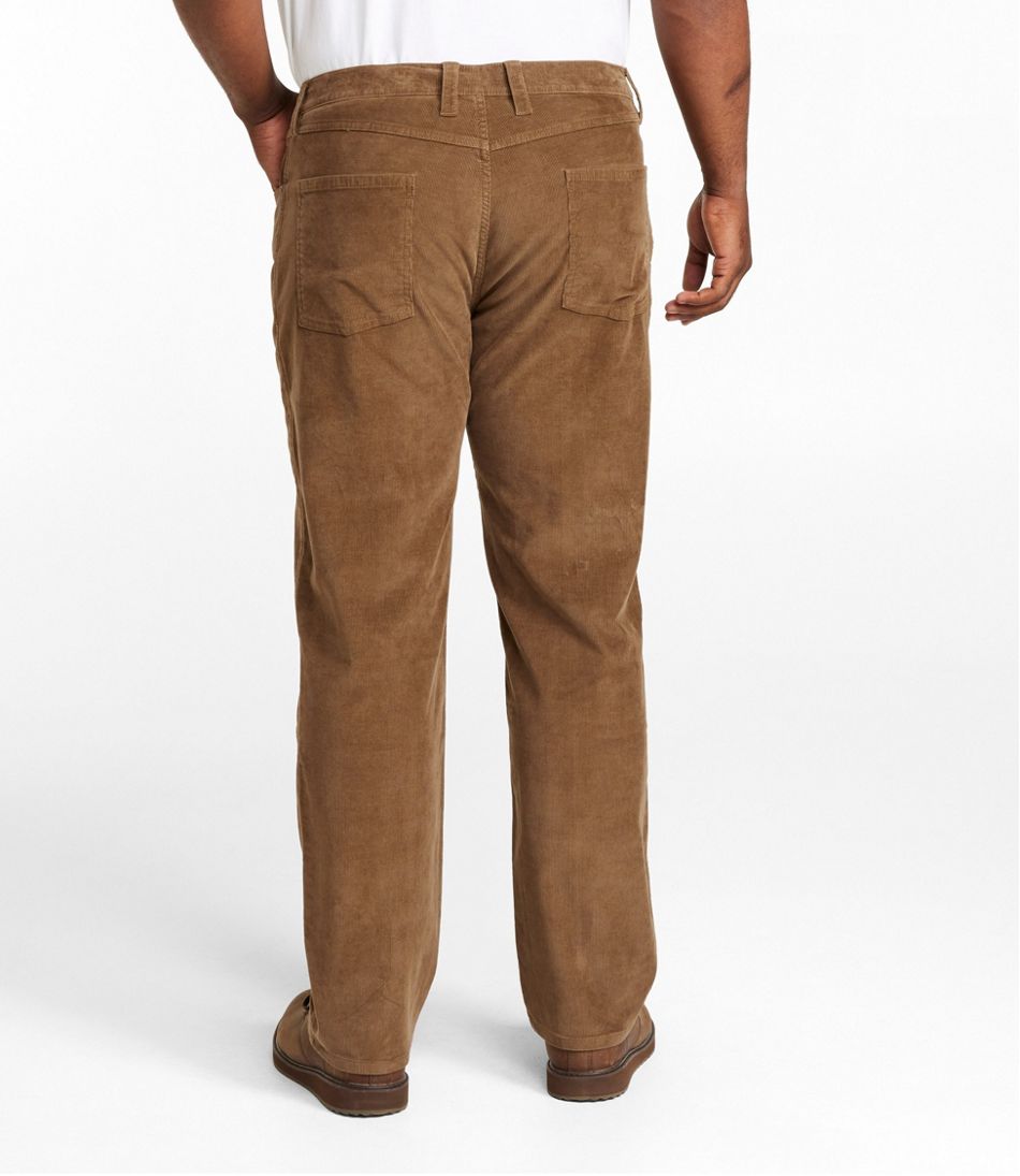 L.L.Bean New | Men's BeanFlex® Corduroy Pants, Five-Pocket, Standard Fit, Straight Leg