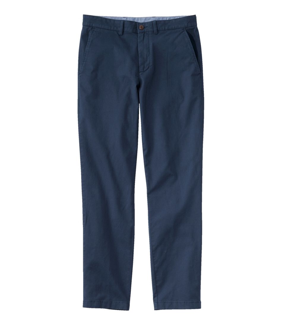 L.L.Bean Discount | Men's Lakewashed® Stretch Khakis, Standard Athletic Fit, Tapered Leg