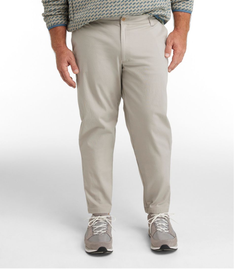 L.L.Bean New | Men's Explorer Ripstop Pants, Fixed Waist, Standard Fit, Tapered Leg
