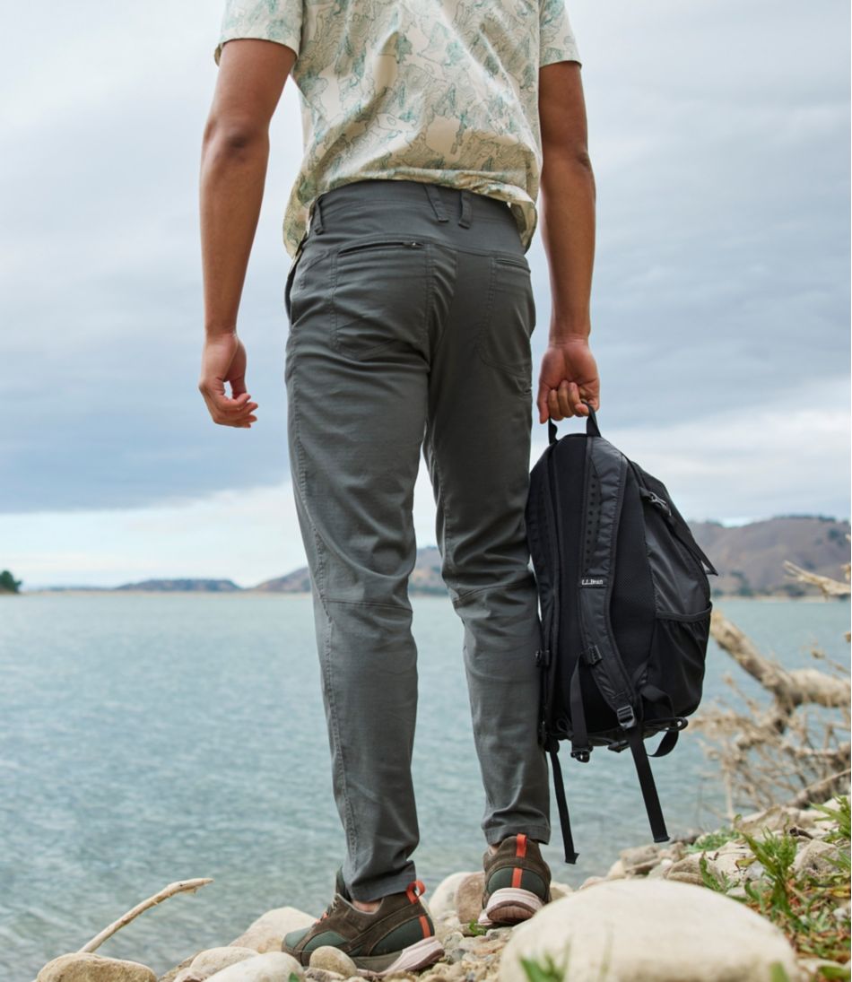 L.L.Bean New | Men's Explorer Ripstop Pants, Fixed Waist, Standard Fit, Tapered Leg
