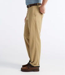 L.L.Bean Outlet | Men's Double L® Chinos, Natural Fit, Plain Front, Flannel-Lined
