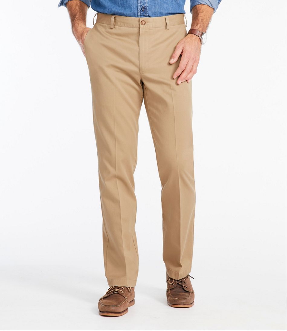 L.L.Bean Online | Men's Wrinkle-Free Double L® Chinos, Standard Fit, Plain Front