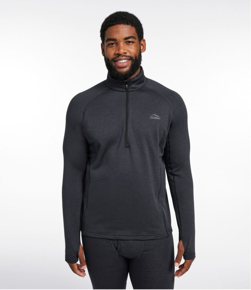 L.L.Bean Discount | Men's Midweight Base Layer Crew Top, 1/4 Zip