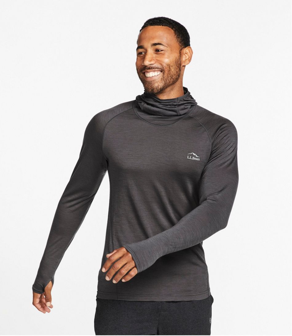 L.L.Bean Sale | Men's Cresta Wool Ultralight 150 Base Layer, Hoodie