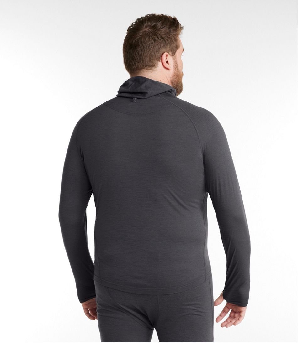 L.L.Bean Sale | Men's Cresta Wool Ultralight 150 Base Layer, Hoodie
