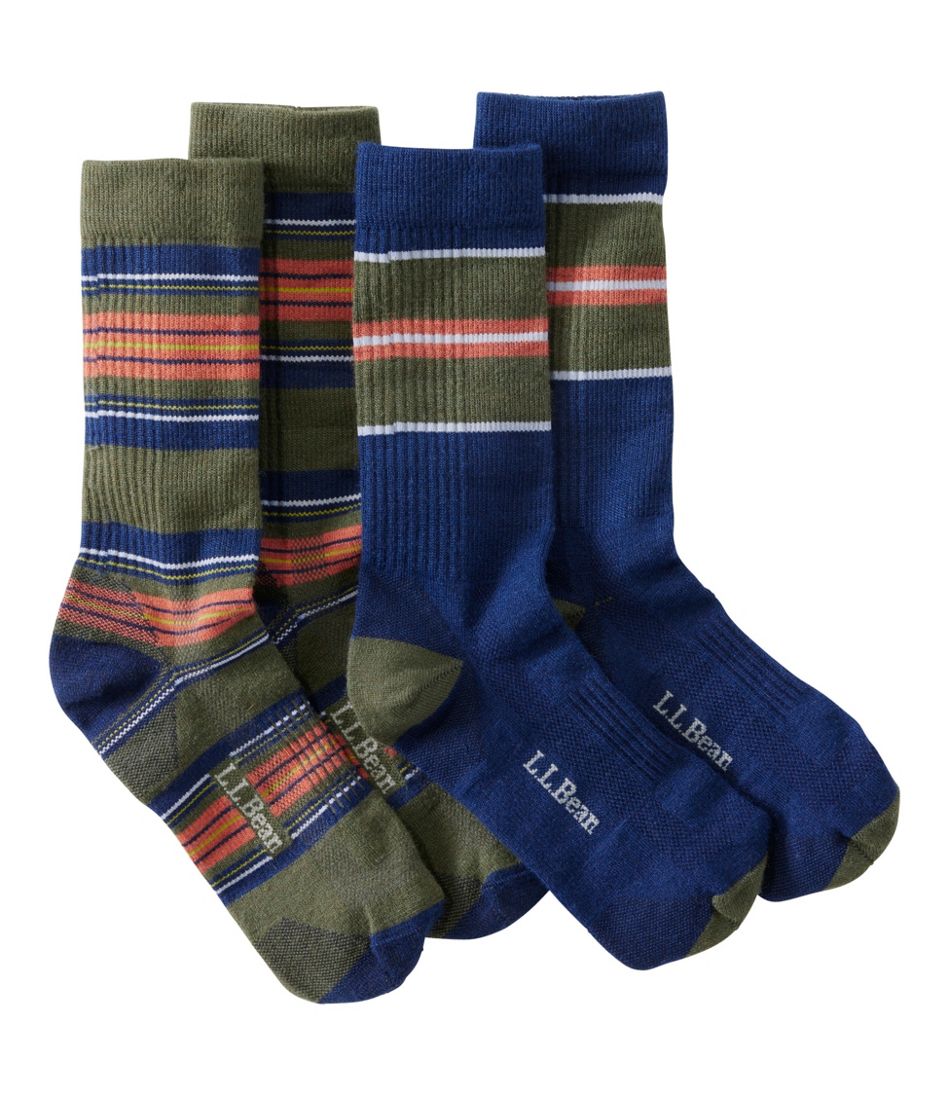 L.L.Bean Outlet | Men's Everyday Chino Socks, Stripe 2-Pack