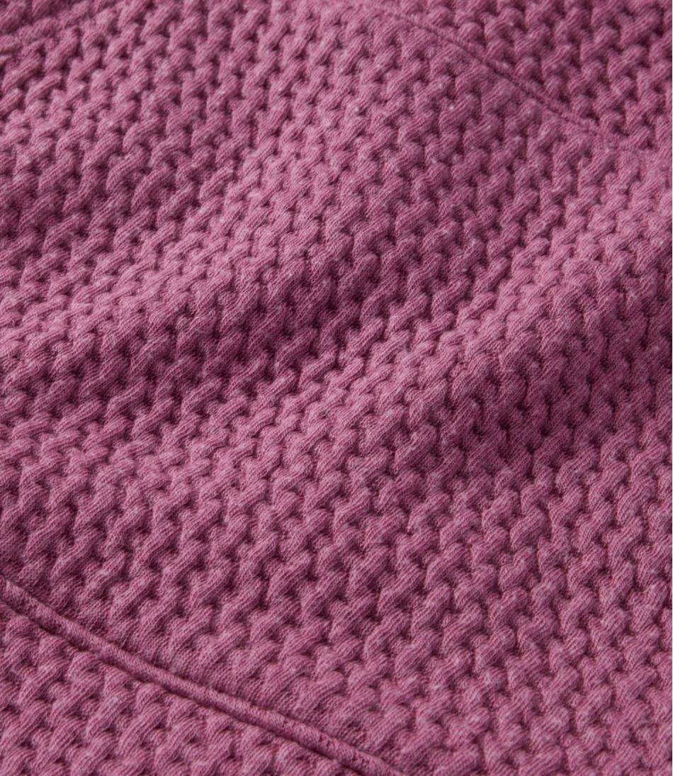 L.L.Bean Online | Kids' Ridgeknit Pullover, Glow-in-the-Dark Quarter-Zip