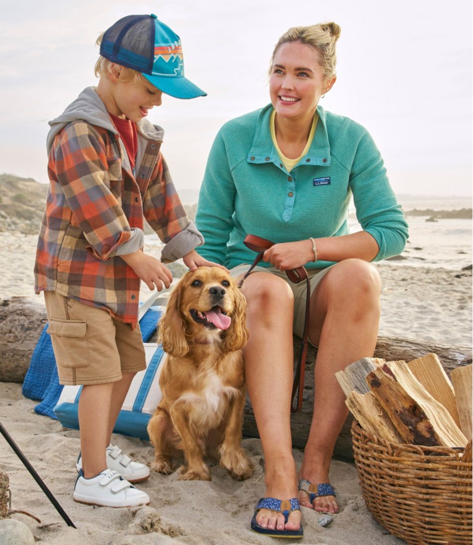 L.L.Bean Discount | Kids' Fleece-Lined Flannel Shirt, Hooded Plaid