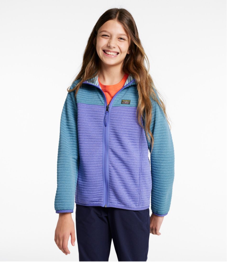 L.L.Bean On Sale | Kids' Airlight Full-Zip Hoodie, Colorblock