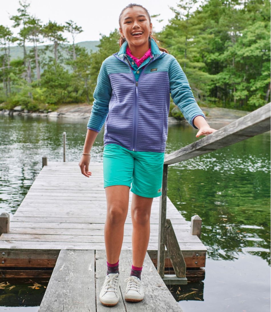 L.L.Bean On Sale | Kids' Airlight Full-Zip Hoodie, Colorblock