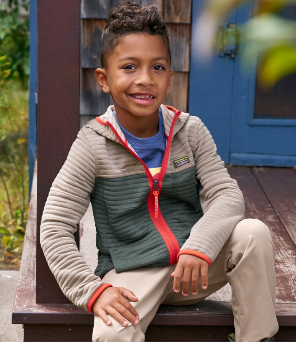 L.L.Bean On Sale | Kids' Airlight Full-Zip Hoodie, Colorblock