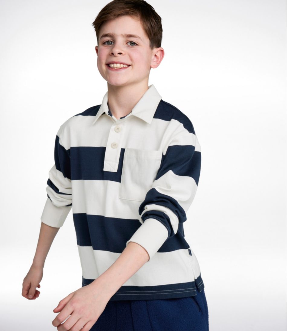 L.L.Bean For Sale | Kids' Striped Rugby Shirt