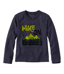 L.L.Bean US | Kids' Graphic Tee, Long-Sleeve Glow-in-the-Dark