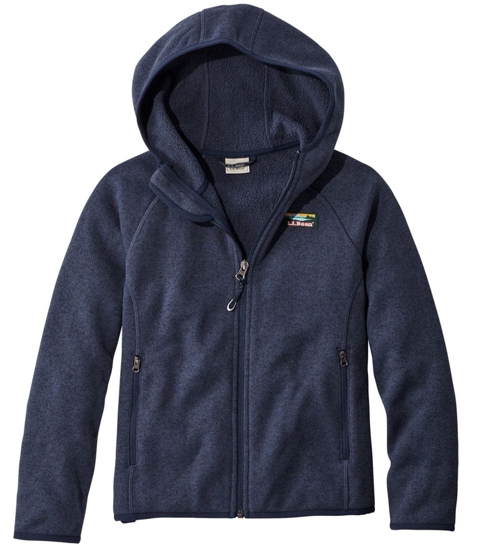 L.L.Bean | Kids' Sweater Fleece, Hooded