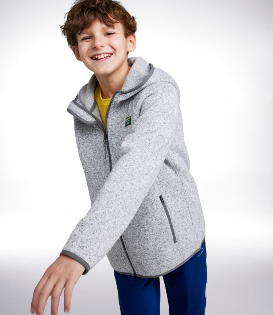 L.L.Bean | Kids' Sweater Fleece, Hooded
