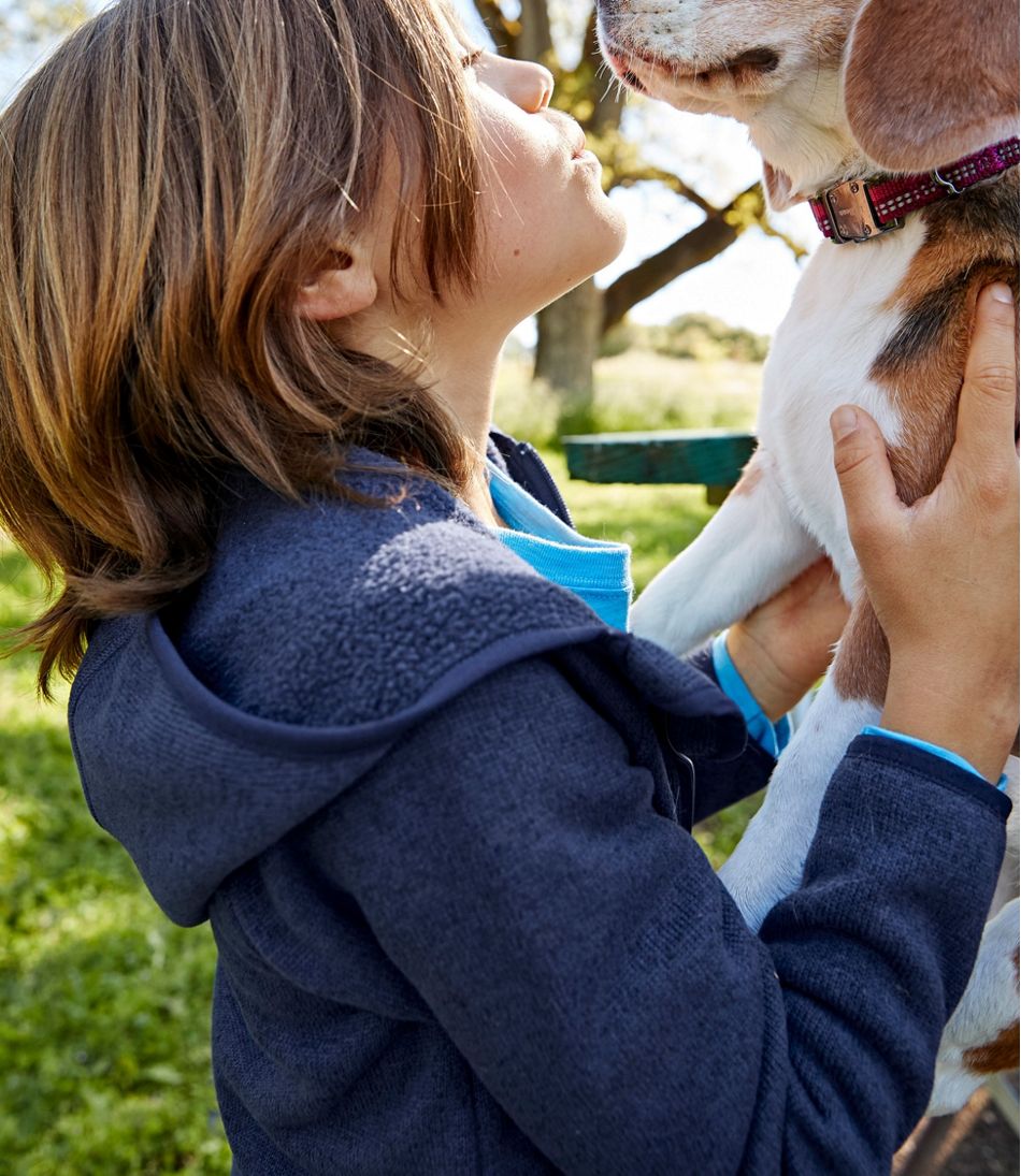 L.L.Bean | Kids' Sweater Fleece, Hooded