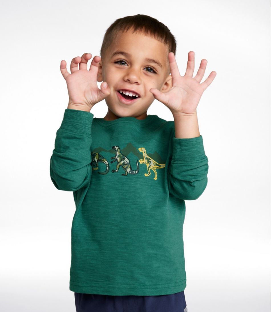 L.L.Bean US | Infants' and Toddlers' Graphic Tee, Long-Sleeve Glow-in-the-Dark
