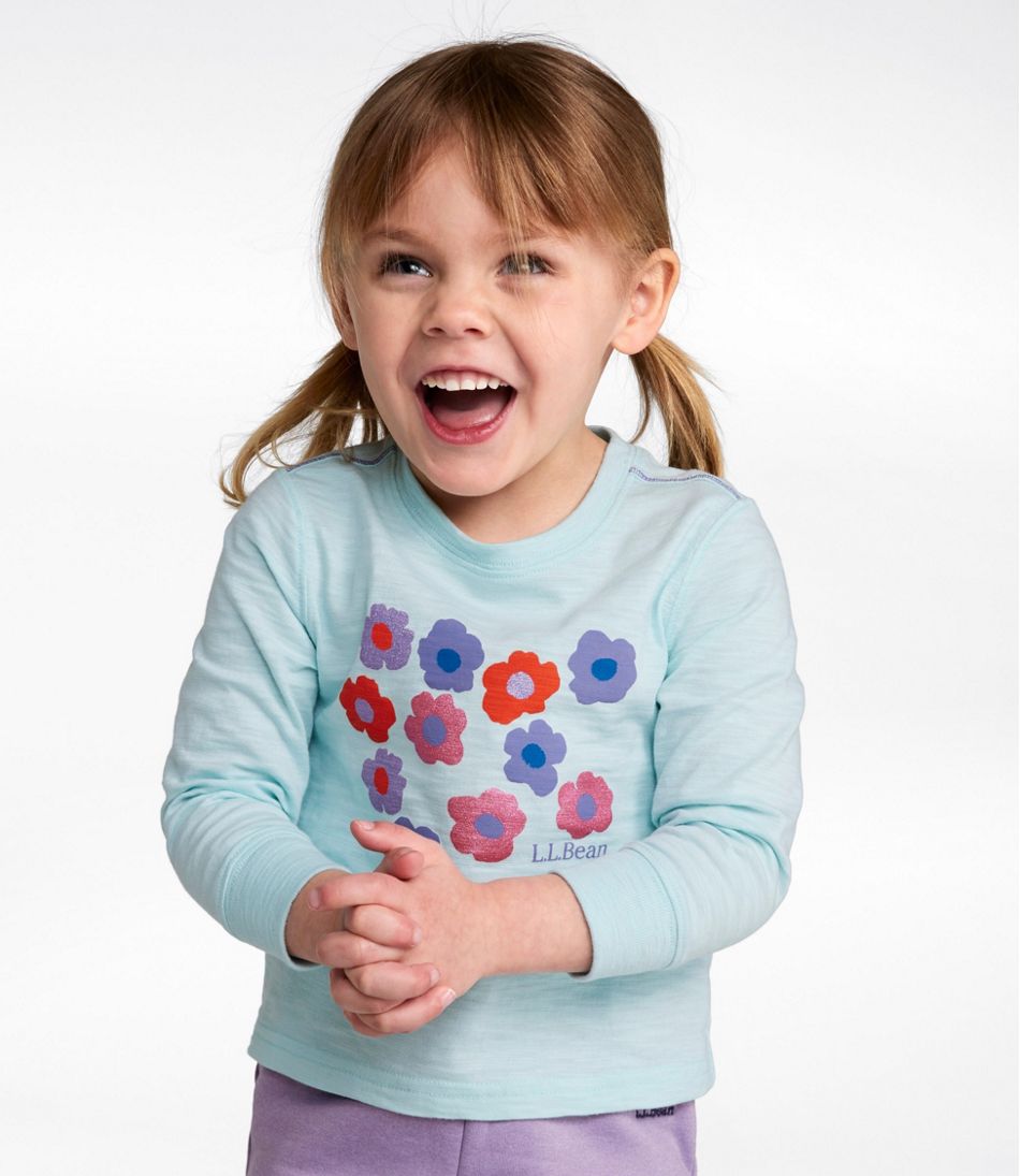 L.L.Bean US | Infants' and Toddlers' Graphic Tee, Long-Sleeve Glow-in-the-Dark