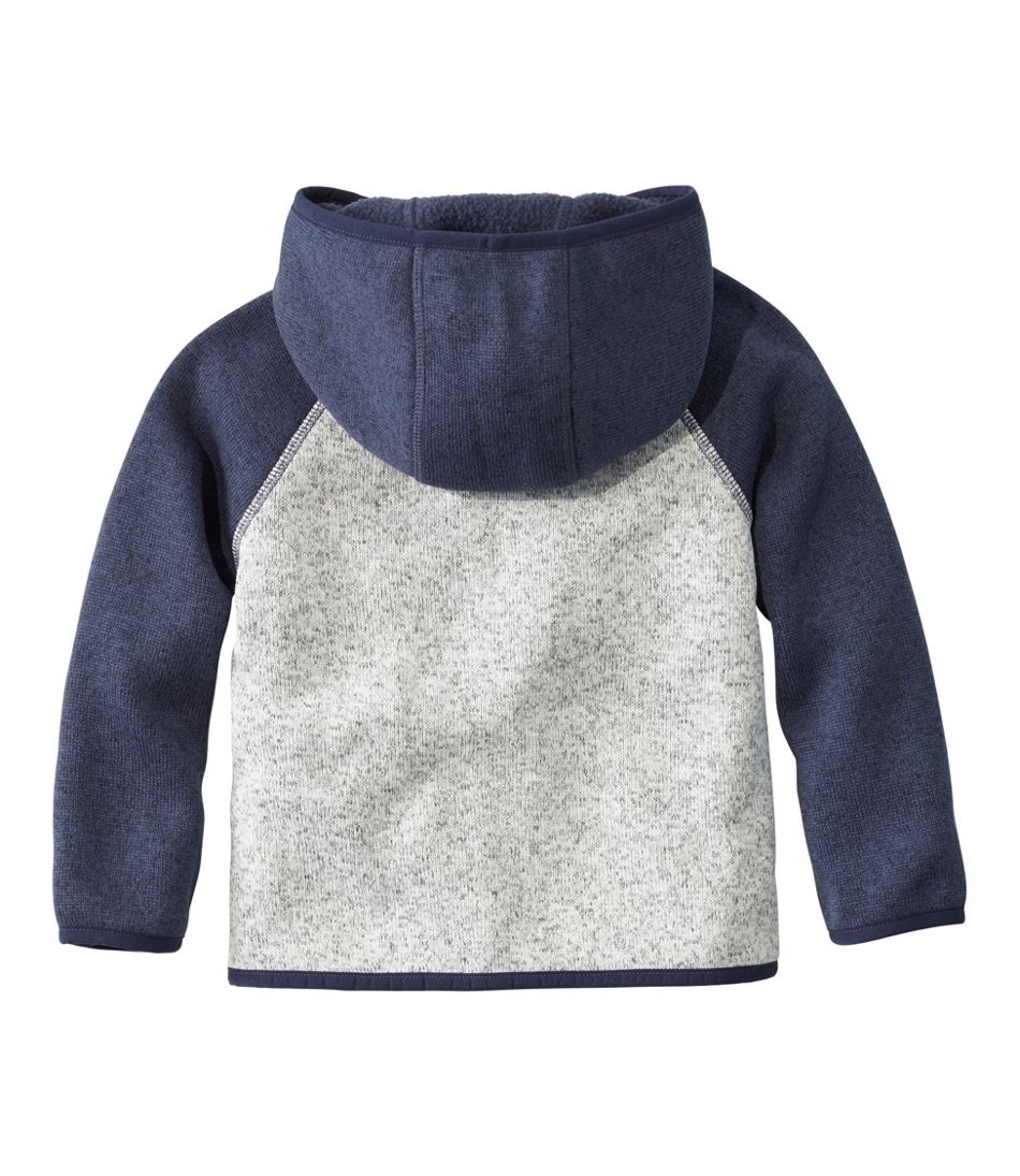 L.L.Bean New | Infants' and Toddlers' Sweater Fleece, Hooded Colorblock