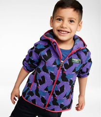L.L.Bean | Kids' Sweater Fleece, Hooded Print