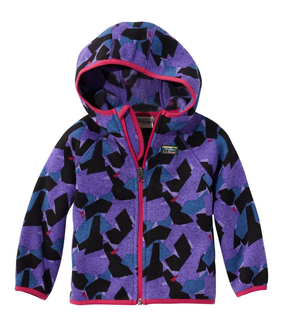 L.L.Bean Sale | Infants' and Toddlers' Sweater Fleece, Full-Zip Print