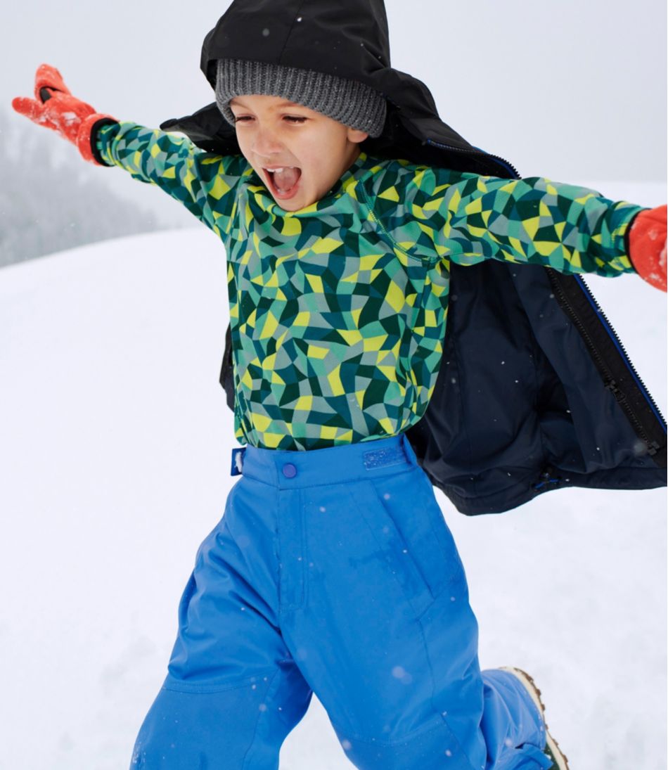 L.L.Bean Discount | Kids' Wicked Warm Midweight Long Underwear, Top Print