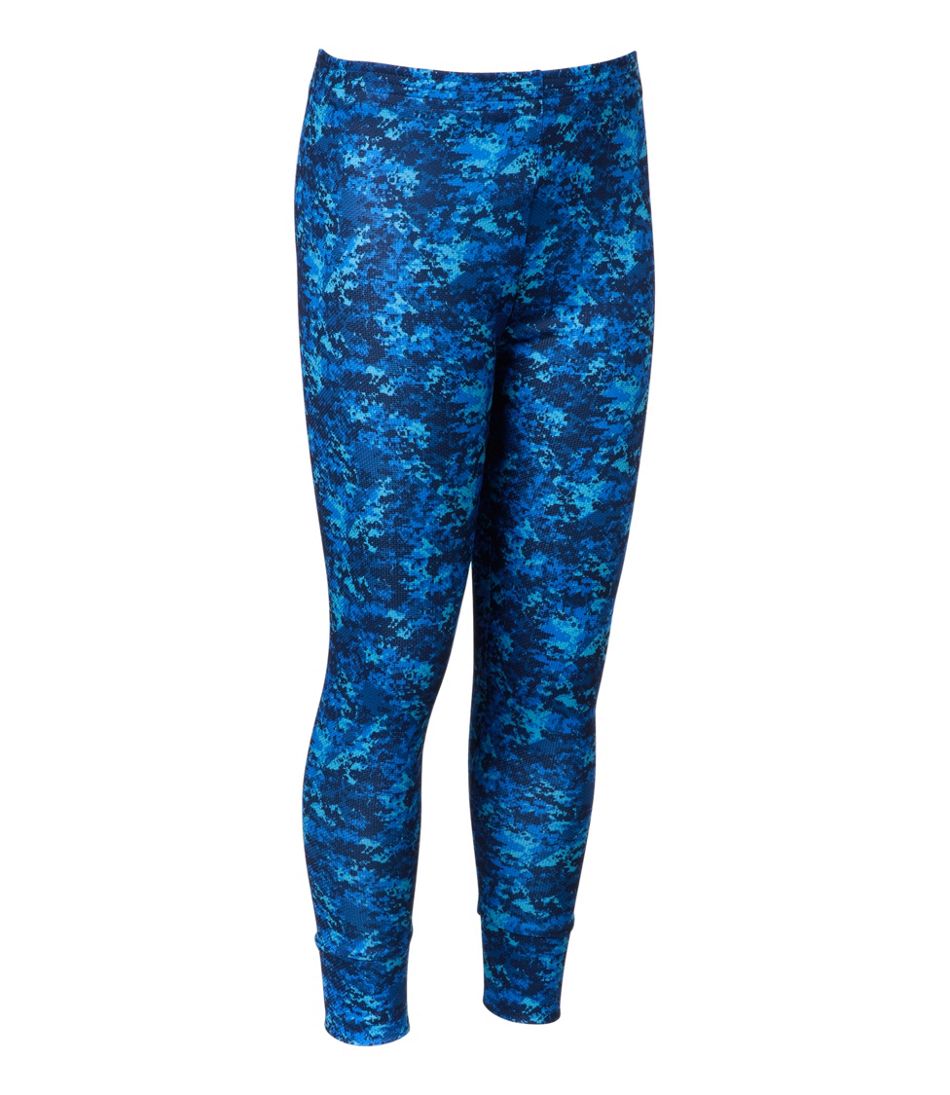 L.L.Bean Outlet | Kids' Wicked Warm Midweight Long Underwear, Pants Print
