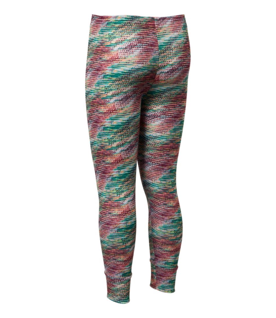 L.L.Bean Outlet | Kids' Wicked Warm Midweight Long Underwear, Pants Print