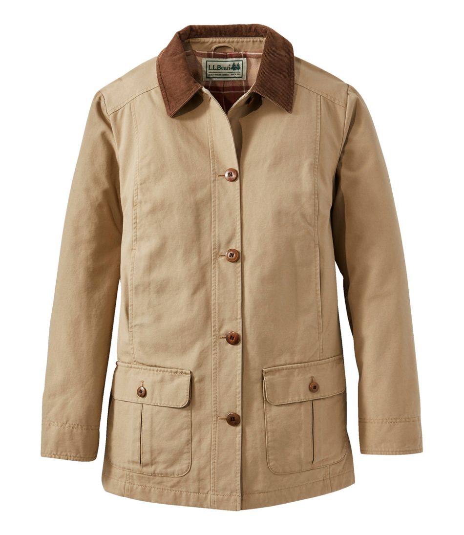 L.L.Bean Outlet | Women's Adirondack Barn Coat, Flannel-Lined