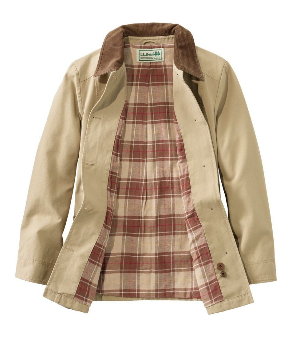 L.L.Bean Outlet | Women's Adirondack Barn Coat, Flannel-Lined