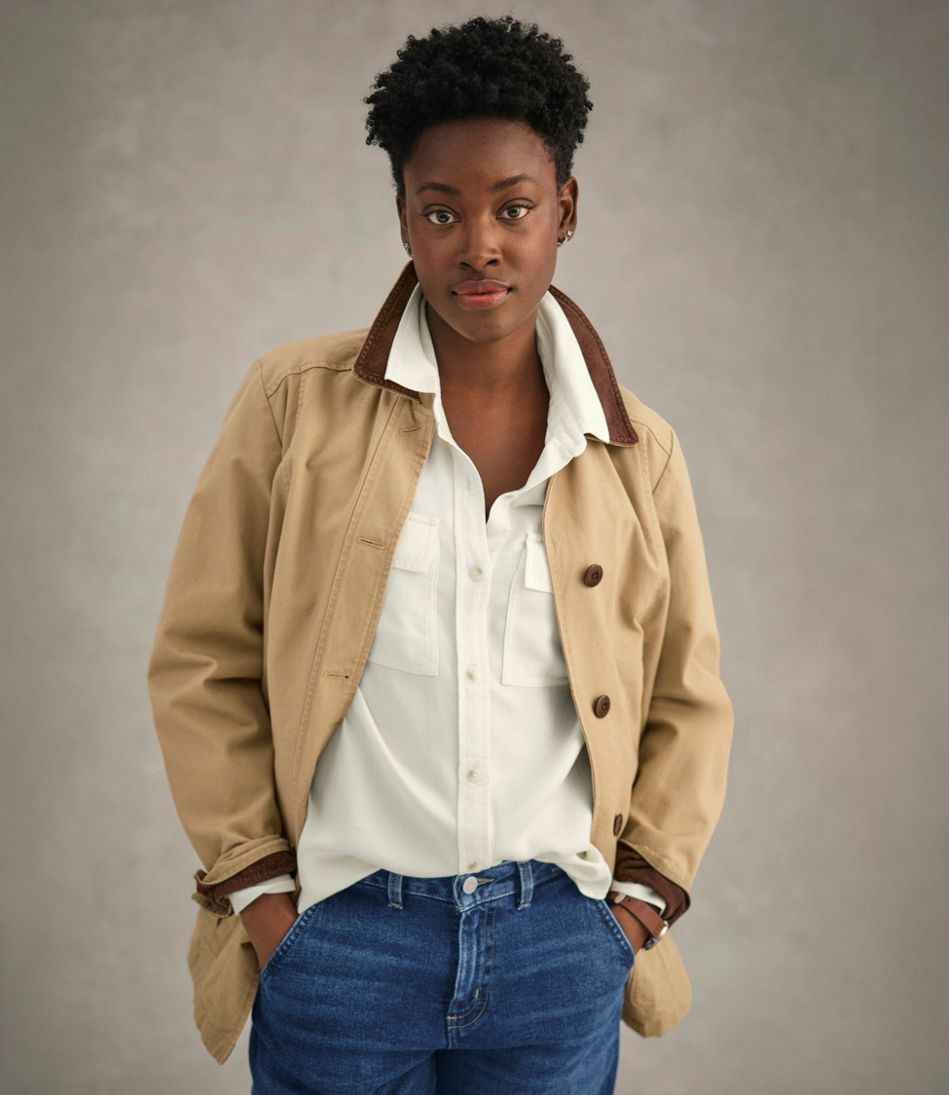 L.L.Bean Outlet | Women's Adirondack Barn Coat, Flannel-Lined