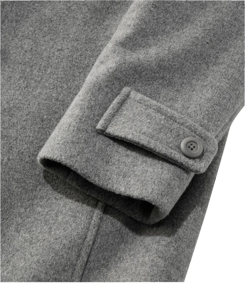 L.L.Bean New | Women's Classic Lambswool Polo Coat, Three-Quarter Length