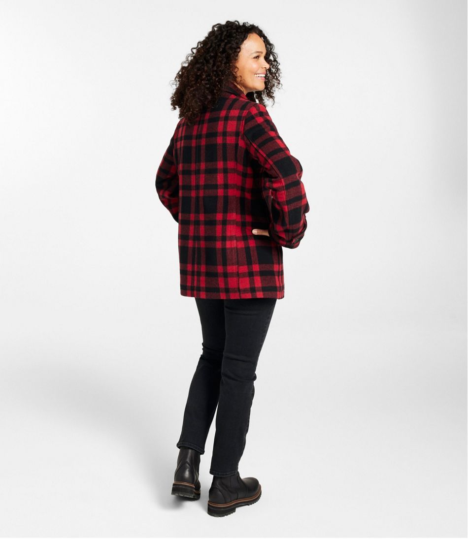 L.L.Bean Online | Women's Classic Lambswool Peacoat, Pattern