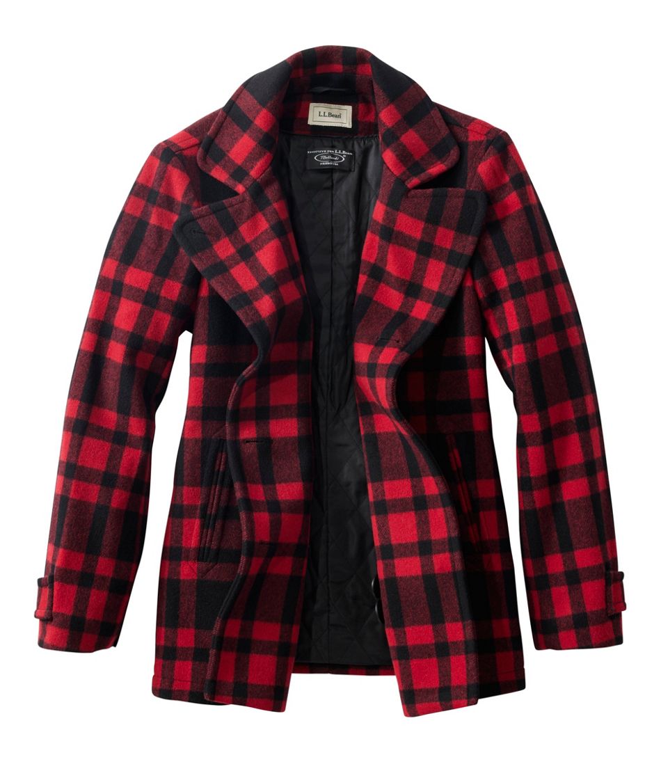 L.L.Bean Online | Women's Classic Lambswool Peacoat, Pattern