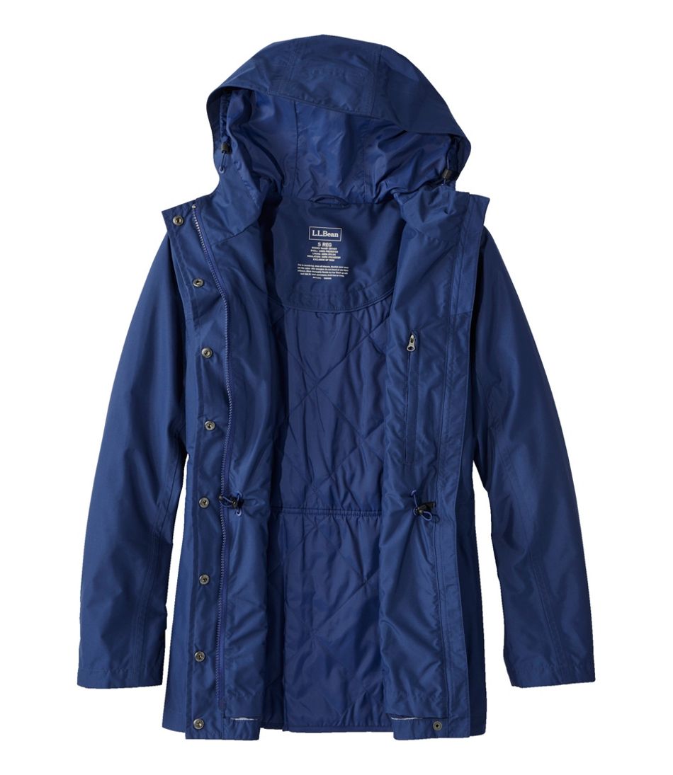 L.L.Bean Discount | Women's H2OFF Rain Jacket, PrimaLoft-Lined