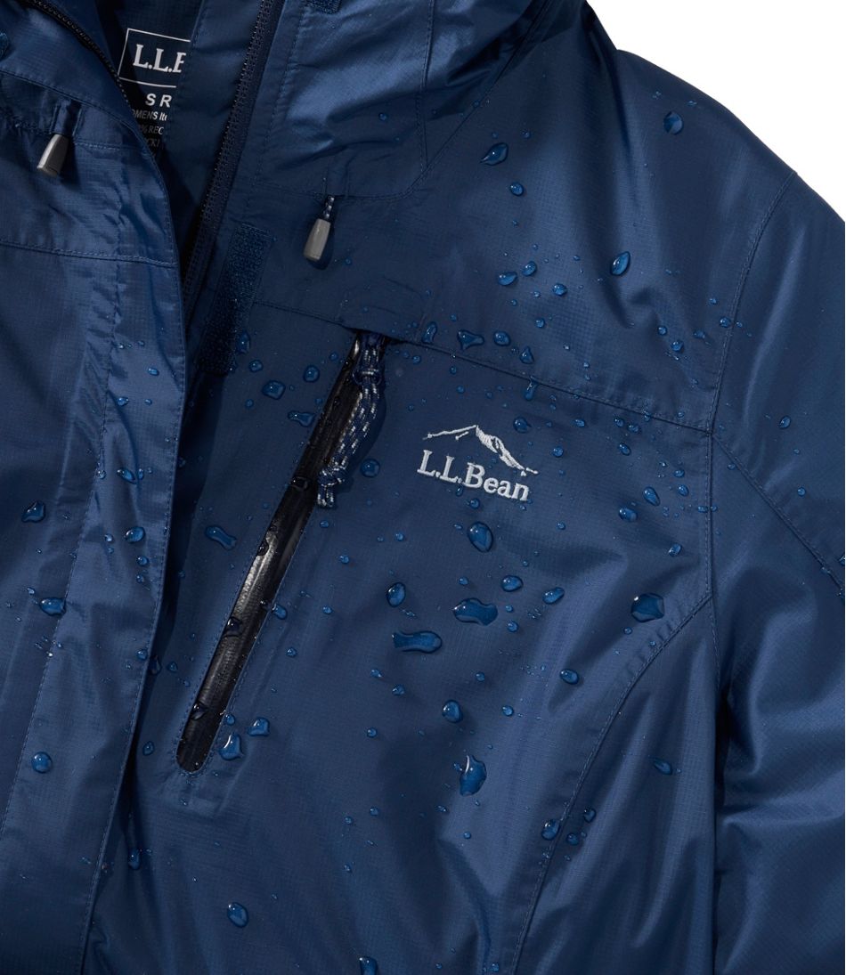 L.L.Bean New | Women's Trail Model Rain Jacket, Fleece-Lined