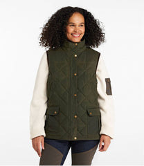 L.L.Bean New | Women's Upcountry Waxed Cotton Down Vest