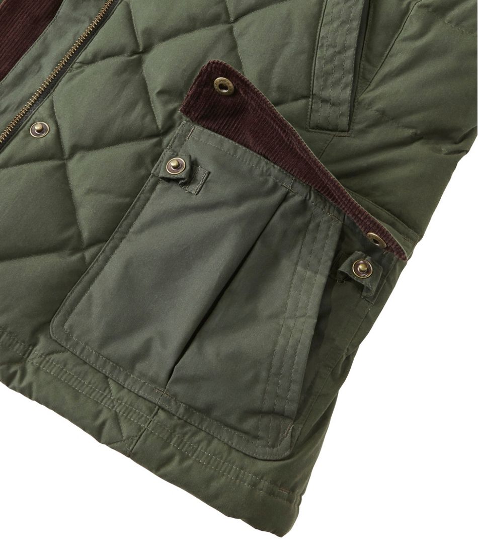 L.L.Bean New | Women's Upcountry Waxed Cotton Down Vest