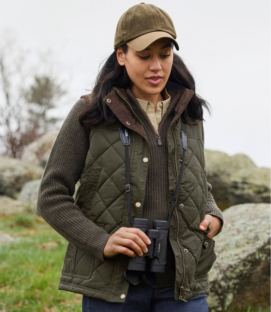 L.L.Bean New | Women's Upcountry Waxed Cotton Down Vest